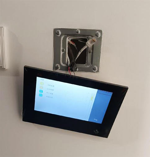 樓宇對講室內機接線